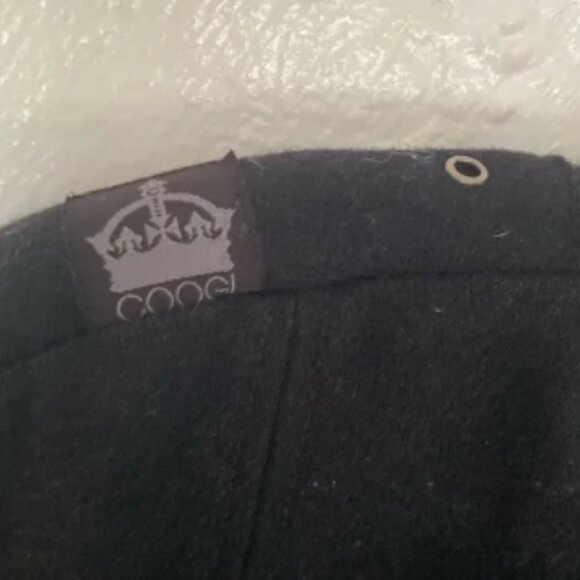 Coogi Bomber Coat Jacket Size XL Black Wool Blend Insulated Full Zip Mock Neck - Picture 5 of 6